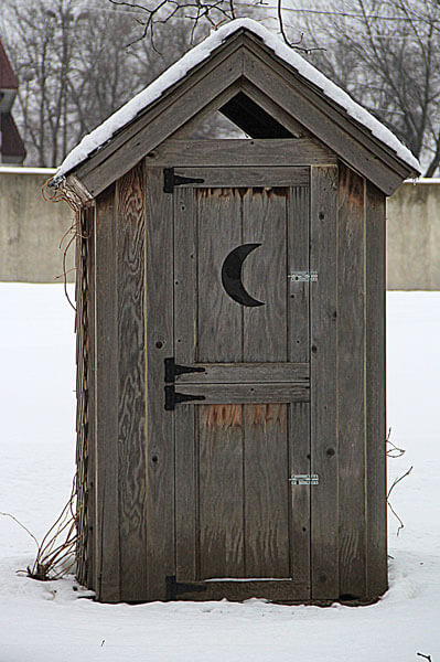 Outhouse-in-winter